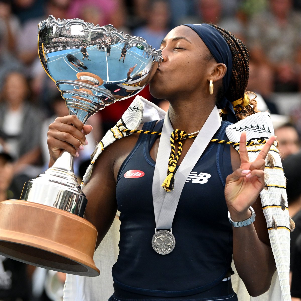 Auckland on repeat 🔁

#ASBClassic | @CocoGauff