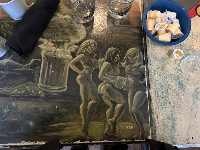One of the many reasons I love The Atomic Rooster &mdash; titillating tabletop art! https://t.co/HrqJOi1l4<a href="/tag/porn"class="tags"><span>#porn</span></a><a href="/tag/blackhistorymonth"class="tags"><span>#blackhistorymonth</span></a><a href="/tag/bhm2024"class="tags"><span>#bhm2024</span></a>