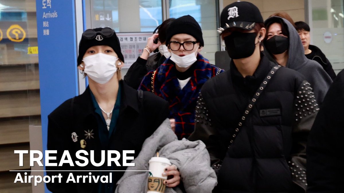 tenasia_'s tweet photo. TREASURE(트레저) 인천공항 입국 | TREASURE Airport Arrival [4K]

https://t.co/EerqRGlPqW

#TREASURE #AIRPORT #Arrival #트레저 #공항패션 #입국 https://t.co/gKOG2NUQT4
