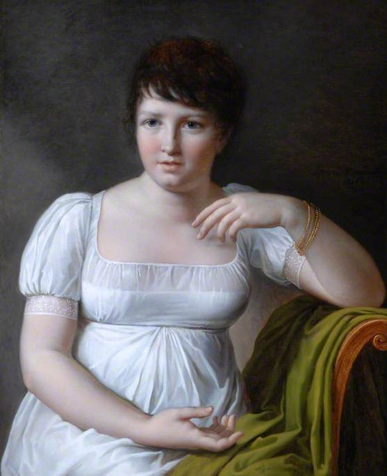 Louise-Marie-Jeanne Mauduit (1784–died #OTD 1862) French painter of portraits and history, regular Salon exhibitor, works including this portrait of Pauline Bonaparte @TheBowesMuseum