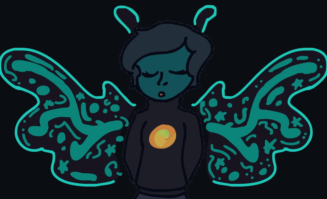 solopurr_music's tweet photo. I drew my interpretation of a human Abyss Angel. His name is Abby and I love them. @glassbeachband #plasticdeath https://t.co/WE3nkWVJH7