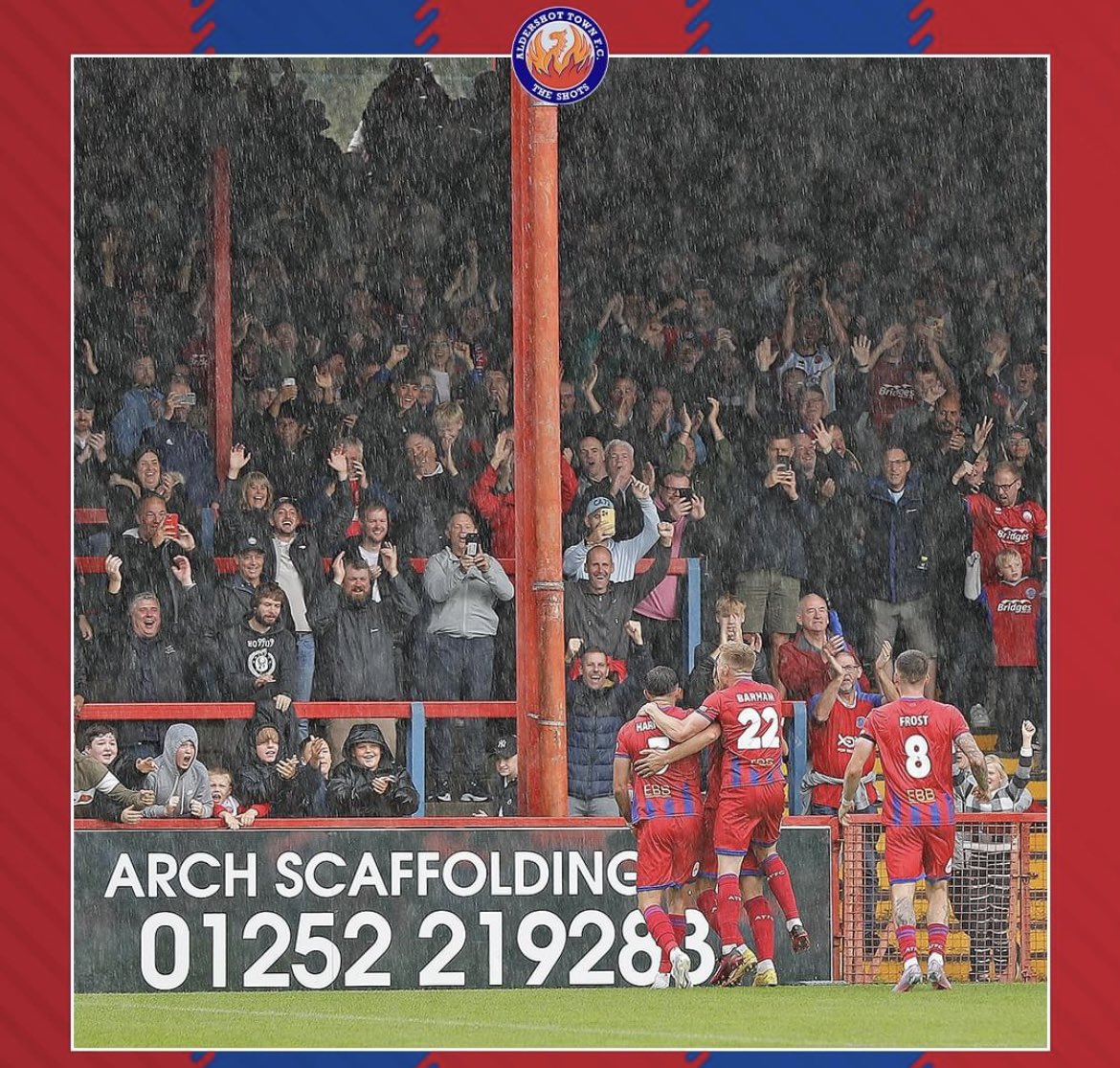 Come on Yoooouuuu Shots!! 🔴🔵

Good luck to <a href="/TommyWidd/">Tommy Widdrington</a> and all the team <a href="/OfficialShots/">Aldershot Town FC</a> as they play @skybetchamp side <a href="/WBA/">West Bromwich Albion</a> today in the 3rd round of the <a href="/EmiratesFACup/">Emirates FA Cup</a> It’s a massive achievement on getting this far, but let’s carry on this amazing journey… I’ll guarantee the