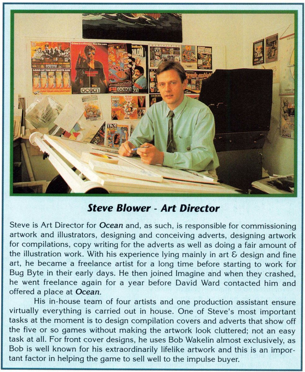 MarkRJones1970's tweet photo. Article on #OceanSoftware - #STAction magazine Jan 1989 part 4. The last photo is of Tracey Crooke playing #OperationWolf in Arcade Alley from the Aug 1988 issue, which I found by accident! #RetroGaming #AtariST https://t.co/Z4IhOIkmLE