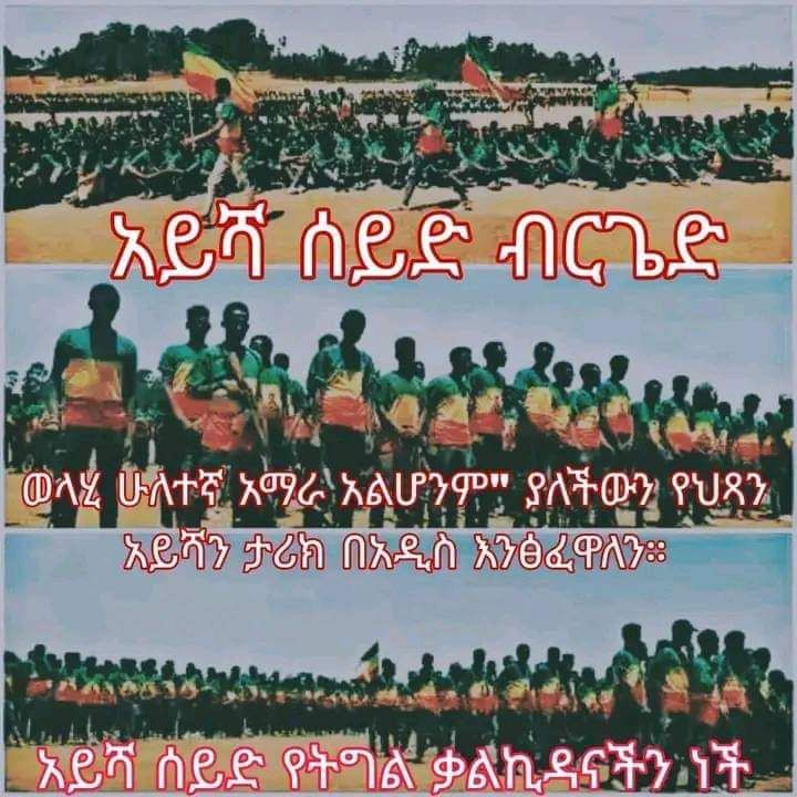 AbrarSuleiman's tweet photo. ወለጋ ላይ ሁለተኛ አማራ አልሆንም እያለች በእነ ሽመልስ አብድሳ በተገደለችው አይሻ ሰይድ ስም አንድ የፋኖ ብርገድ መቋቋሙን ስናበስር በታላቅ ደስታ ነው።

ፋኖ ፍትህን ያነግሳል! https://t.co/9rt28jLVx3