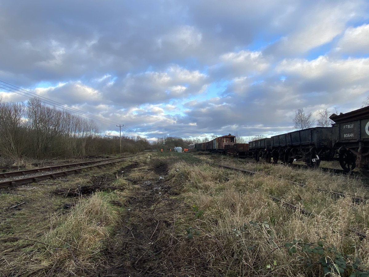 A good days work clearing at Lydney junction yesterday. #deanforestrailway