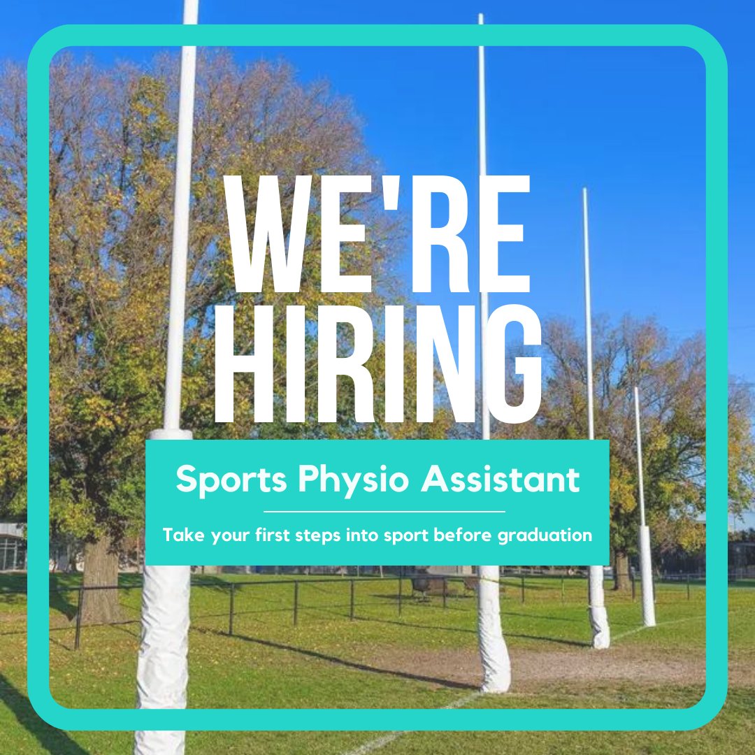 enhance_sports's tweet photo. Attention Physio students

Enhance is looking for a new team member.

🏉🏉🏉 https://t.co/LFoxIpENKE