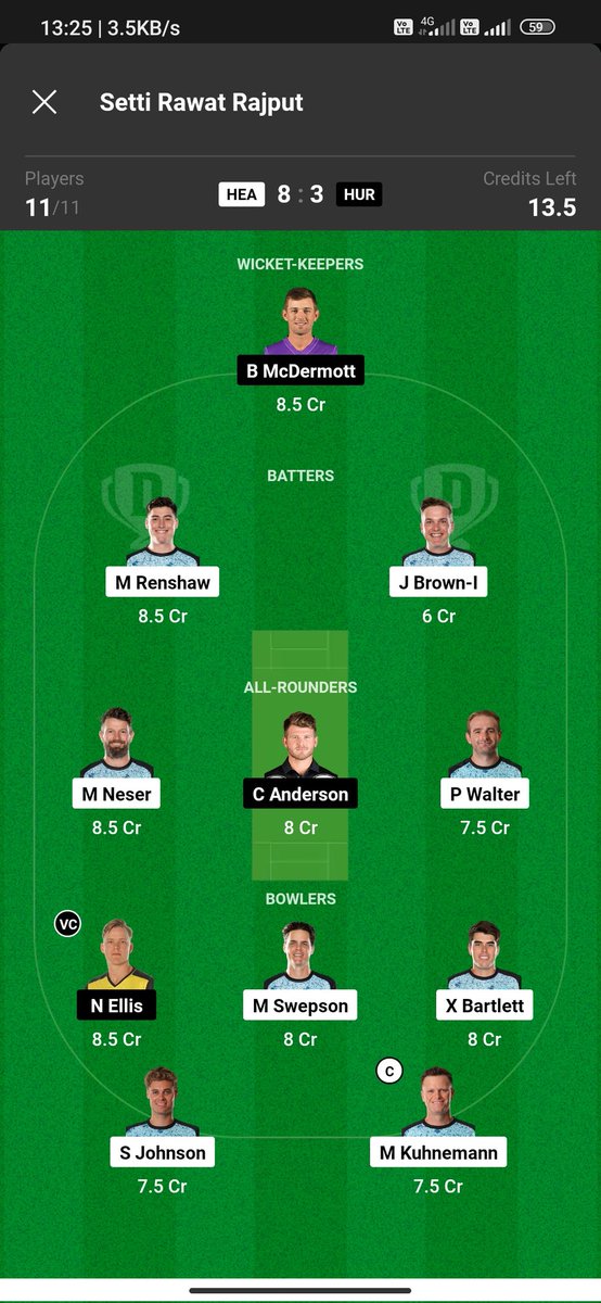 SettiRawat's tweet photo. 2 GL Combination For BBL Match. https://t.co/I7PhYVeZUQ
