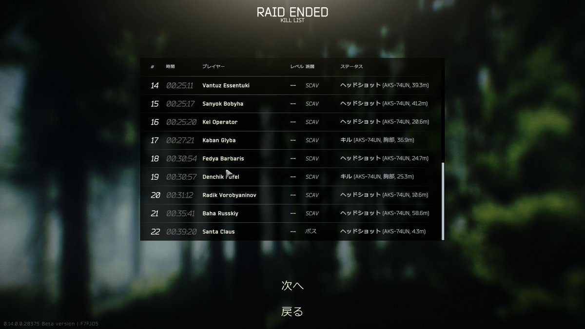 タルコフ 昨夜、大ちゃんとマップ カスタムに行ってたら延々とスカブが出てきて大変なことになった