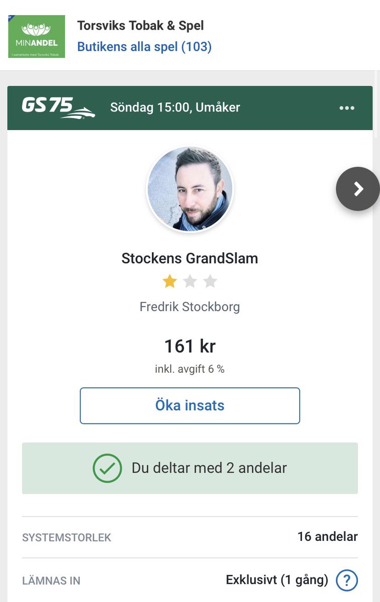 fresto's tweet photo. Trav från Umåker idag med isbana, vilket ger sporten en extra dimension! Hoppas ha koll på vilka hästar som gillar att gå med broddar. Lappen öppen exklusivt, häng på! 🥳 

https://t.co/NJRkjAM1A0

#GS75 @MinAndel https://t.co/uz2In9QE4V