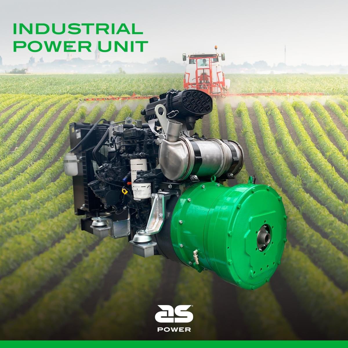 AS_Labruna's tweet image. Il nostro powertrain Power 80, unisce le prestazioni del motore @FPTIndustrial F34 Stage V da 55 kW alimentato ad HVO ad un motore elettrico da 25 kW - 96 V con possibilità di funzionamento in modalità endotermico, full electric o booster.
#ASLabruna #Power80 #HybridSystem