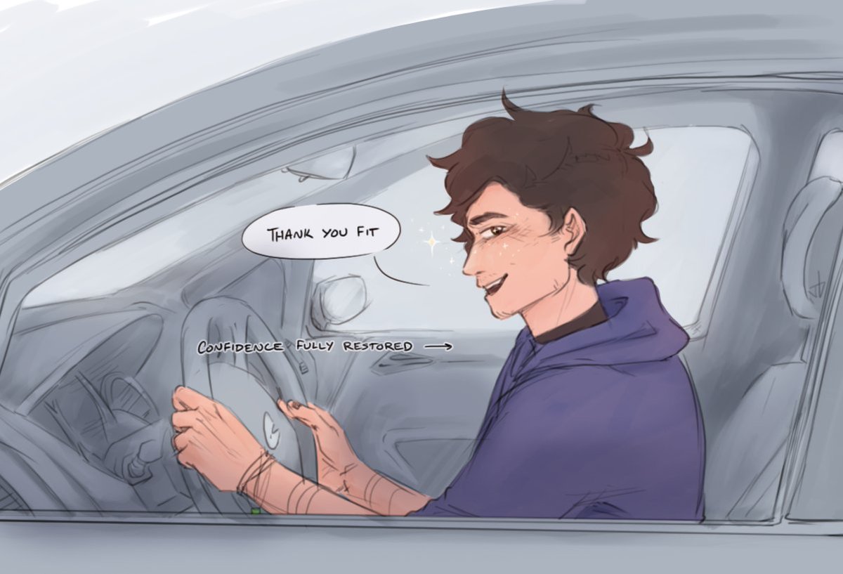 Shia__JD's tweet photo. guess who's back :D #FinishLineAU
#FLAU #pactw #fitmc #fanart https://t.co/QyiHchDYrq