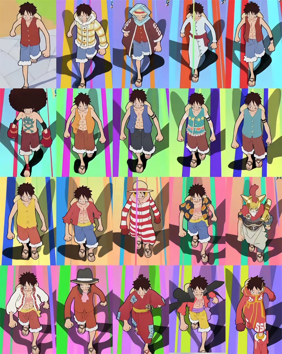 All of Luffy’s outfits‼️

What is your favorite one?