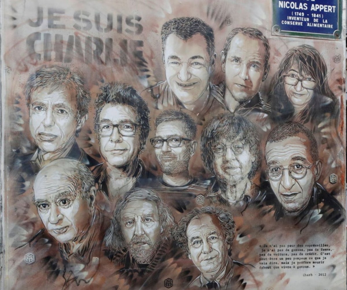 Il y a 9 ans l'horreur Charlie Hebdo ! Ne jamais oublier ! #JeSuisCharlie
