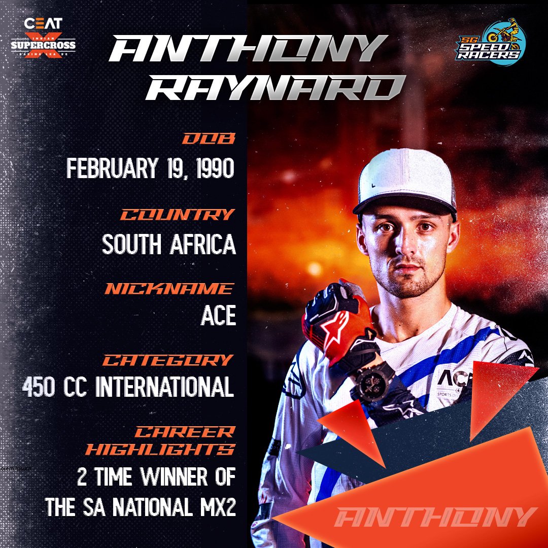 Ace Ace Baby 🔥
<a href="/AnthonyRaynard/">Anthony Raynard</a>

#MadeOfSteel #SteelArmy #SGSpeedRacers #isrl #supercrossindia #supercoss #fmsci #supercrossleague #flirtwithdirt