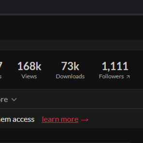 mannequinCG's tweet photo. Just realized we have 1111 followers on itch. Nice number! https://t.co/EQYke50Zgm