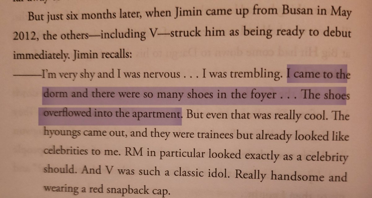 BTS_Not_Alone's tweet image. I will never forget the memory of the dorm Jimin shared. Like how many shoes did they have?!?! 🤣💜
#BeyondTheStory
#OfficialSource
#RM #Jin #SUGA #JHope #Jimin #V #Jungkook