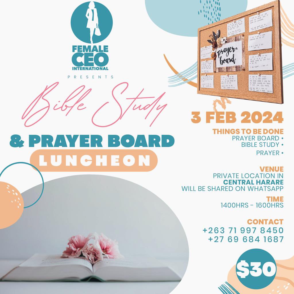 ms_tynoe's tweet photo. Let’s make our 2024 prayer boards together! We will touch on topics for the believer &amp; those seeking more. Thru transparent authentic convos&amp; with the guidance of the Holy Spirit we will dive into the deep to encourage, inspire&amp; lead souls to Christ

📍Chisipite

#redmarketsunday https://t.co/B66Ey1WU57