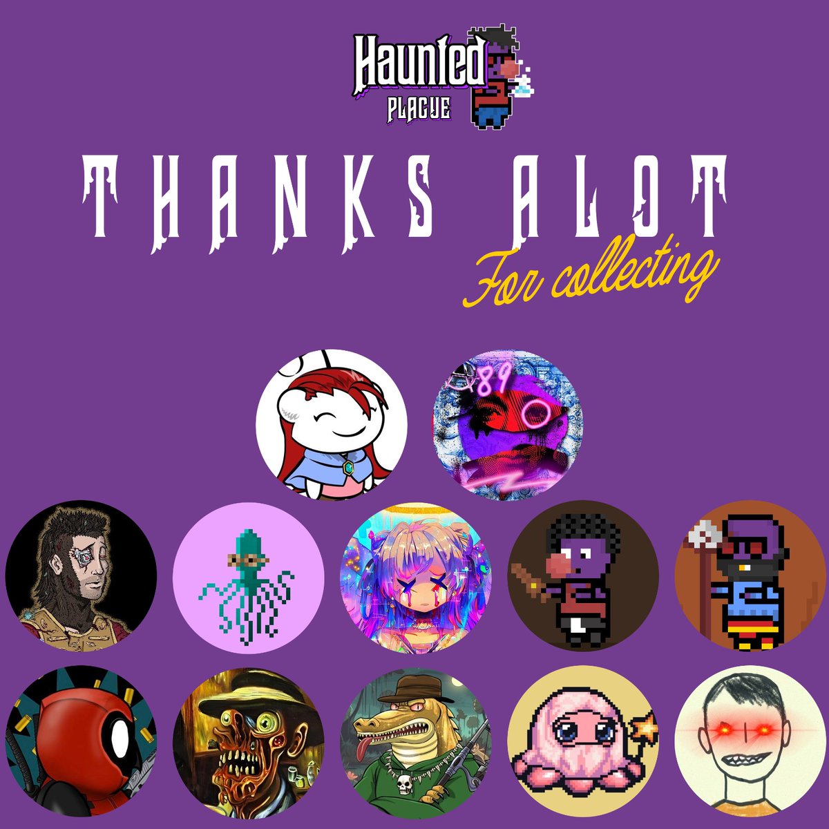 🎉 Big News for <a href="/hauntedplague/">HauntedPlague.Stars</a> NFT holders! 

 📍Every Holder will receive a 10% $huahua airdrop based on the mint costs!  

🤍 A heartfelt token of appreciation for your contribution to our #Hauntedplague ecosystem through your mints. 

Grab your #NFTs : stargaze.zone/l/stars1mcwxht…