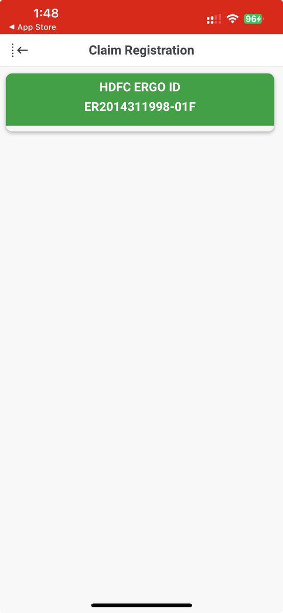 AnithrajT's tweet photo. What the hell is this? Claims doesn’t work on app too, only renew does. ⁦@HDFCERGOGIC⁩ https://t.co/fgPNGtY5ew