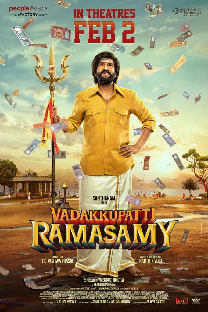 KollywoodScope's tweet image. #VadakkupattiRamasamyFromFeb2 #FamilyEntertainment #FunToWatch Feb 2 Summa sillu sillu nu Varom!!! @iamsanthanam @karthikyogitw @akash_megha @peoplemediafcy @vishwaprasadtg @vivekkuchibotla @nuttypillai @negativespace04 @EditorShivaN @RSeanRoldan #Rajesh @sherif_choreo