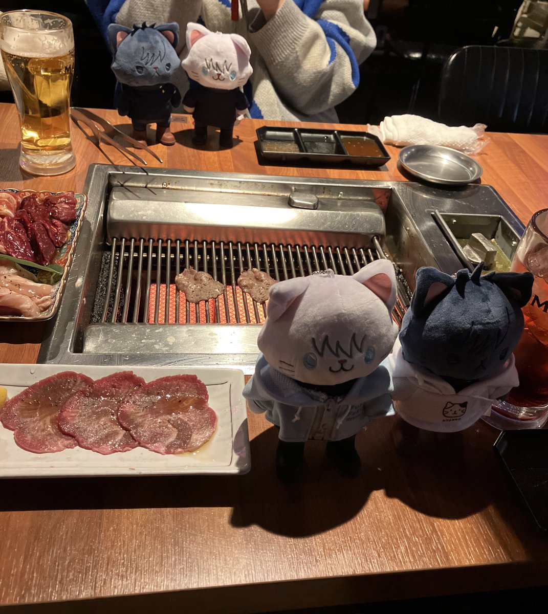 初アフタ~~❗️❗️❗️わーい❗️🌈🌈
にゃんからにゃんが見守ってました…可愛い