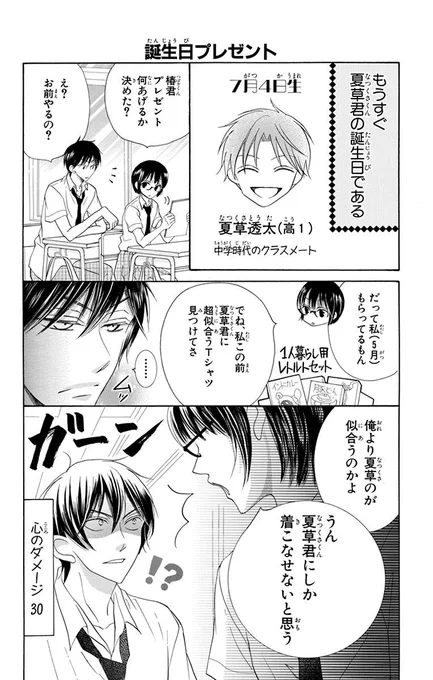 好きな女の子と一緒に友達の誕生日プレゼントを買いに行く(1/3)

#漫画が読めるハッシュタグ
#笑うかのこ様
#恋なし愛なし 