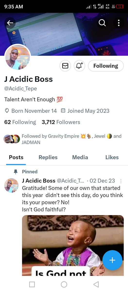 Amaka__01's tweet photo. @gravityempire28 @Acidic_Tepe Doing so already sir 🥹 https://t.co/9UzZR7fPFw