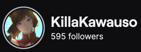 KillaKawauso's tweet photo. Holy heckin heck! We gunning for 600! Thanks everyone for the support. These 8+ months have been an astounding journey. I have come so far, all with the help everyone who supports me! #Vtuber #ENVtuber #VtuberSupport #grateful #followerpush #VTuberUprising #VTubersAreStillWatching #anime #animegirl #killa #kawauso #killakawauso #otter #ottergirl