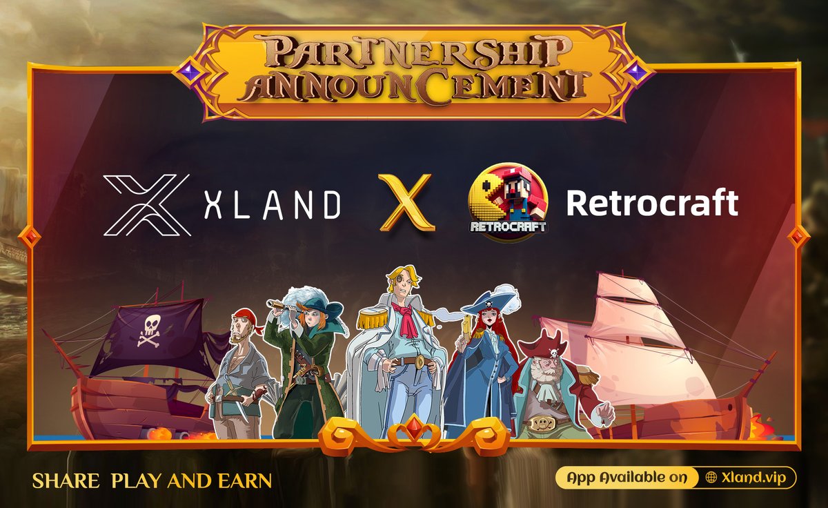X Land #GameFi (@0xxland) on Twitter photo 📢Partnership Announcement
‼️ We are thrilled to announce that we have made partnership with <a href="/RetroCraftio/">RetroCraft</a>
💡RetroCraft invites you on a nostalgic journey through classic games and cutting-edge blockchain technology.
Their gaming universe combines the charm of pixelated 📢Partnership Announcement
‼️ We are thrilled to announce that we have made partnership with <a href="/RetroCraftio/">RetroCraft</a>
💡RetroCraft invites you on a nostalgic journey through classic games and cutting-edge blockchain technology.
Their gaming universe combines the charm of pixelated