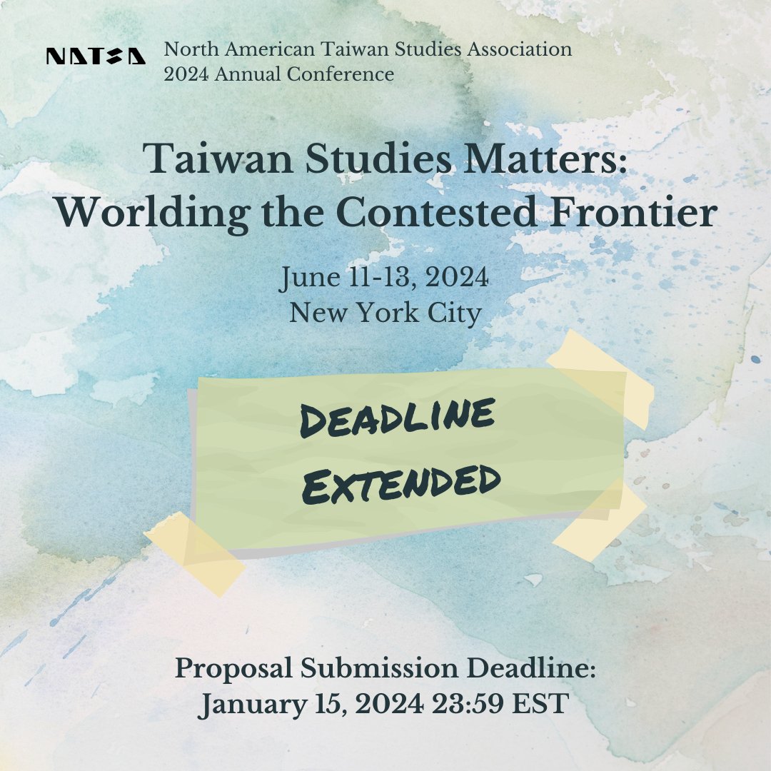 North American Taiwan Studies Association - NATSA tweet media
