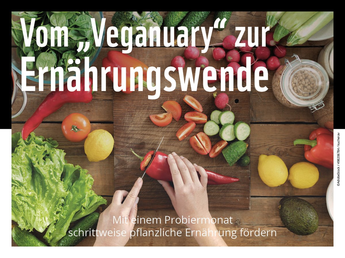 Ein veganer oder vegetarischer Start ins neue Jahr zahlt sich aus - denn ein Probiermonat kann ein guter erster Schritt zu einer nachhaltigen Ernährungswende sein! Wir empfehlen daher, pflanzliche und klimaschonende Gerichte einfach mal auszuprobieren! #Veganuary #Eat4Change