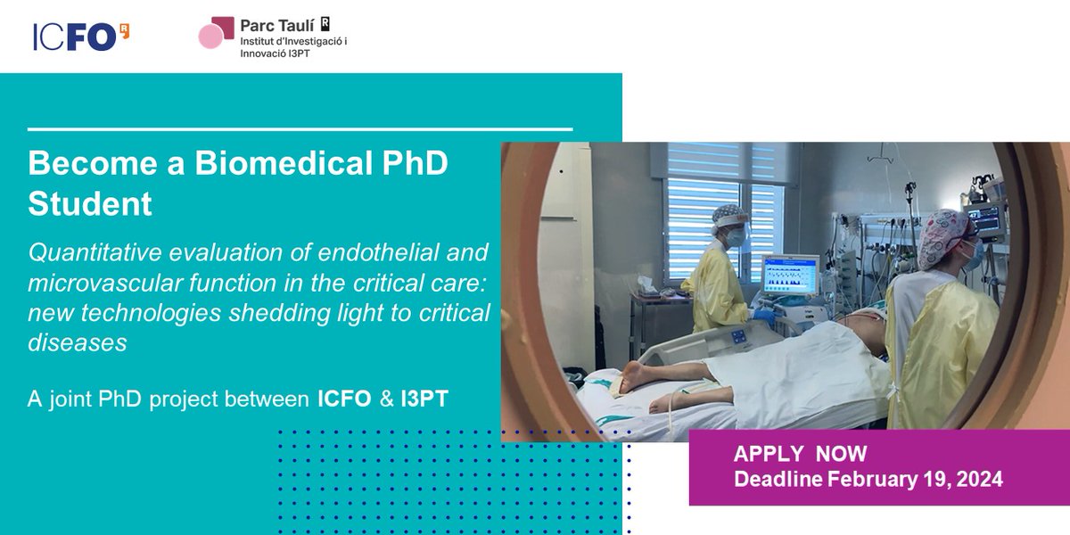 #PhD positions available within the #FLIGHTPhD program!

A doctoral program focused on intersectoral research training in collaboration with #Industrial &amp; #Clinical Partners.

Become a Biomedical PhD student and join <a href="/I3ptT/">Institut d'Investigació i Innovació Parc Taulí</a> 's project👉 bit.ly/4755jDW
#MSCActions