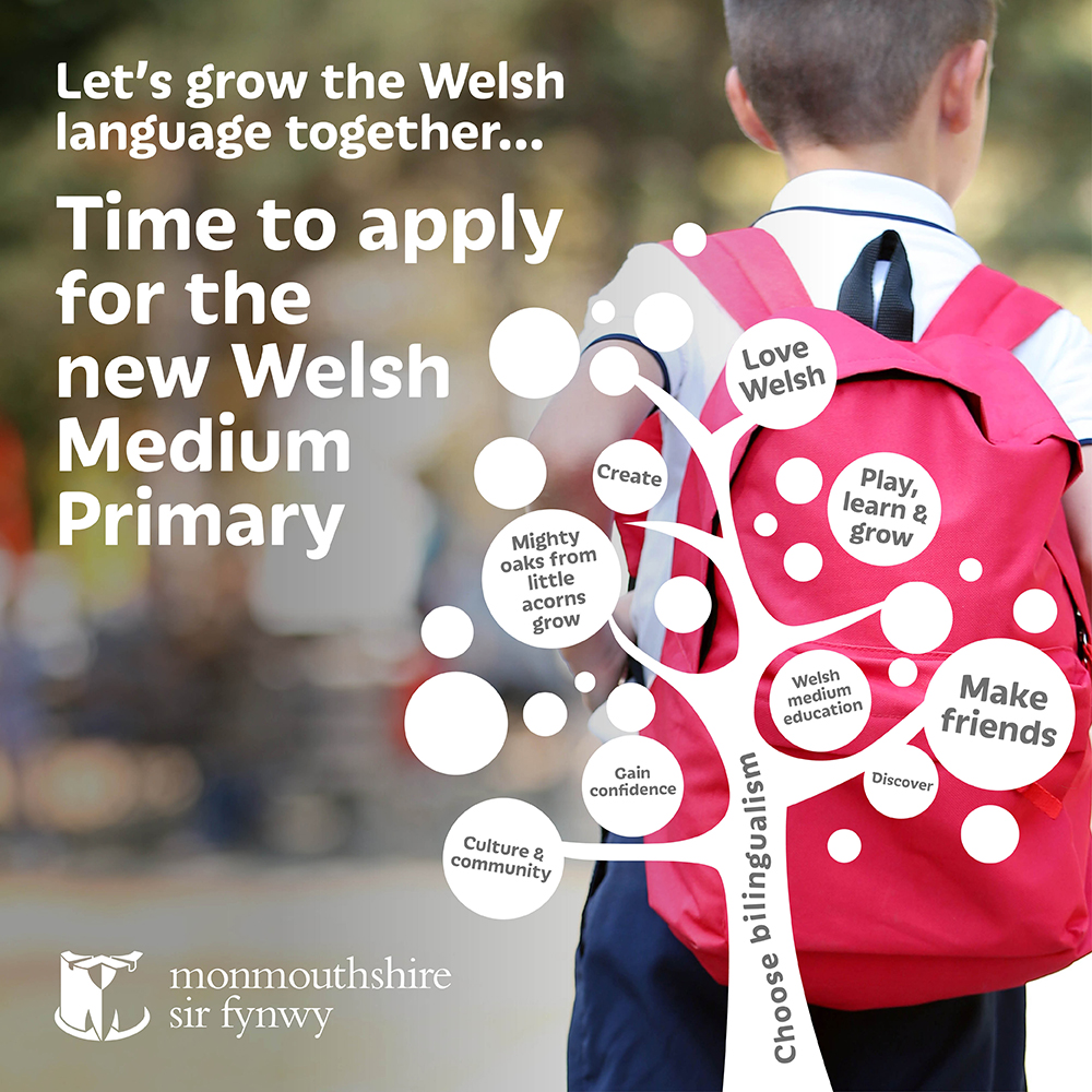 MonmouthshireCC's tweet photo. A brand new Welsh Medium School is opening its doors in Monmouth. Your child could be a part of this journey!

Ysgol Gymraeg Trefynwy opens in September 2024

The application period for Reception places is open for a few more days, 9 January 2024

https://t.co/zi57Sh3G2D https://t.co/ejUhgScWjg