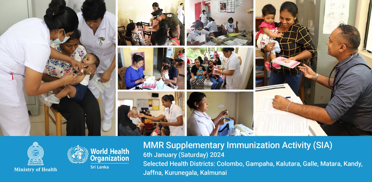 WHO Sri Lanka (@whosrilanka) on Twitter photo WHO applauds the outstanding effort of all health staff in making the Supplementary Immunization Activity a success to protect Sri Lanka against Measles. A testament to the country’s strong PHC system.
<a href="/MoH_SriLanka/">Ministry of Health</a> <a href="/WHOSEARO/">World Health Organization South-East Asia</a> <a href="/WHO/">World Health Organization (WHO)</a>
#MMR #lka #Vaccines WHO applauds the outstanding effort of all health staff in making the Supplementary Immunization Activity a success to protect Sri Lanka against Measles. A testament to the country’s strong PHC system.
<a href="/MoH_SriLanka/">Ministry of Health</a> <a href="/WHOSEARO/">World Health Organization South-East Asia</a> <a href="/WHO/">World Health Organization (WHO)</a>
#MMR #lka #Vaccines