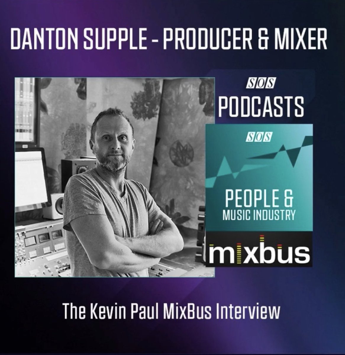DantonSupple's tweet photo. Chatting with Kevin Paul for KPM Mixbus and SoundonSound.  https://t.co/8Uc0AYdKMo… https://t.co/8Vv7r2pVEb