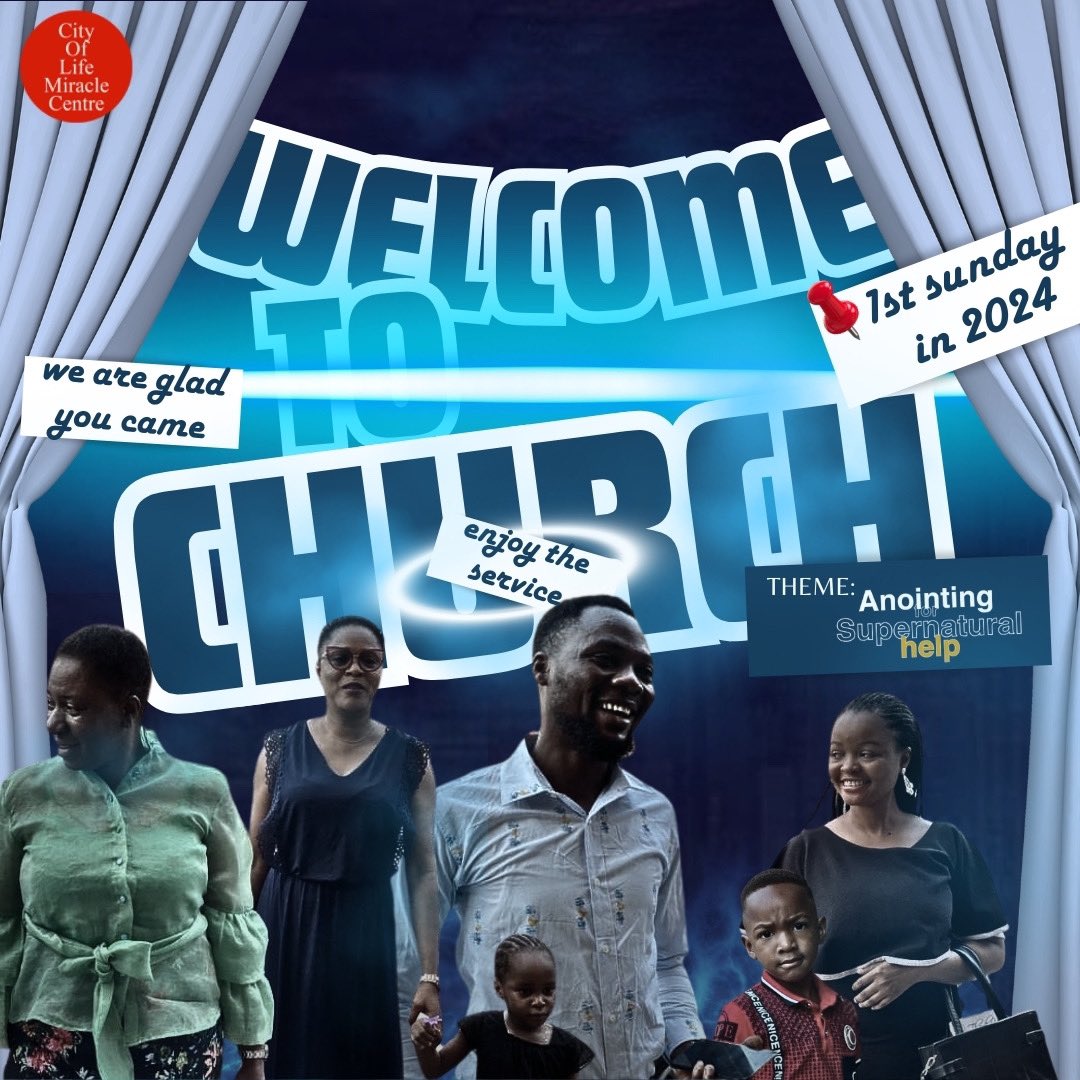 Welcome to Church, Dear Friends!

It’s the First Sunday of 2024 a special Sunday Service. It’s also Day 6 of our 21 Days Fasting and Prayers. 
Theme: Anointing for Supernatural Help.

#Cityoflifech #SupernaturalHelp24 #firstsundayoftheyear #AnointingforSupernaturalHelp