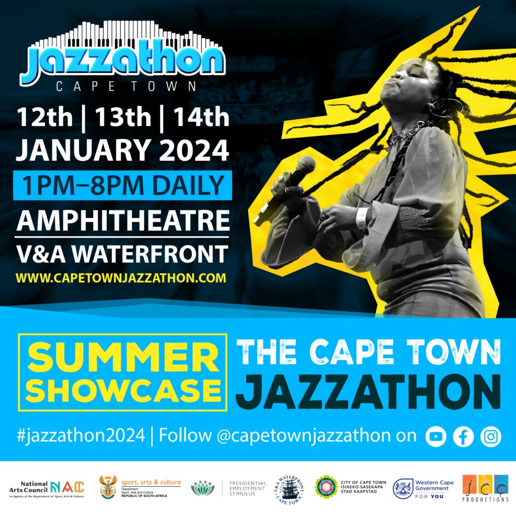 Cape Town Jazzathon This #free #festival will host mainly up-and-coming live #bands and a few surprise #Jazzathon Legends. 6 performances daily where: @VandAWaterfront when: 12-14 Jan from 13h00 tinyurl.com/5n6z25rb tinyurl.com/yf2x65yp #Jazz #NewTalent #music #art