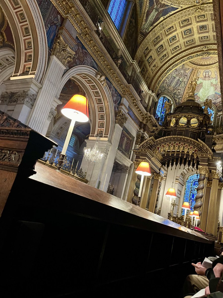 Dr_J_Smith's tweet photo. Wren’s masterpiece: St. Paul’s Cathedral, London. We read the liturgy, prayed, took holy communion, and worshipped together with the saints. A memory etched on our souls forever.
#Jterm24
@lrcawarriors https://t.co/37AiTuJl5c