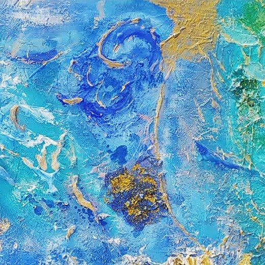 GM🩵

#NFT #abstractart 
#painting