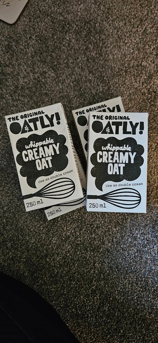 Hello <a href="/sainsburys/">Sainsbury's</a>, so pleased to see this back on your shelves! Please consider stocking this <a href="/oatly/">Oatly</a> cream all year round. My little boy has got allergies to dairy and soya and I didn't know it would vanish over the Christmas period in favour of brandy cream 🥺