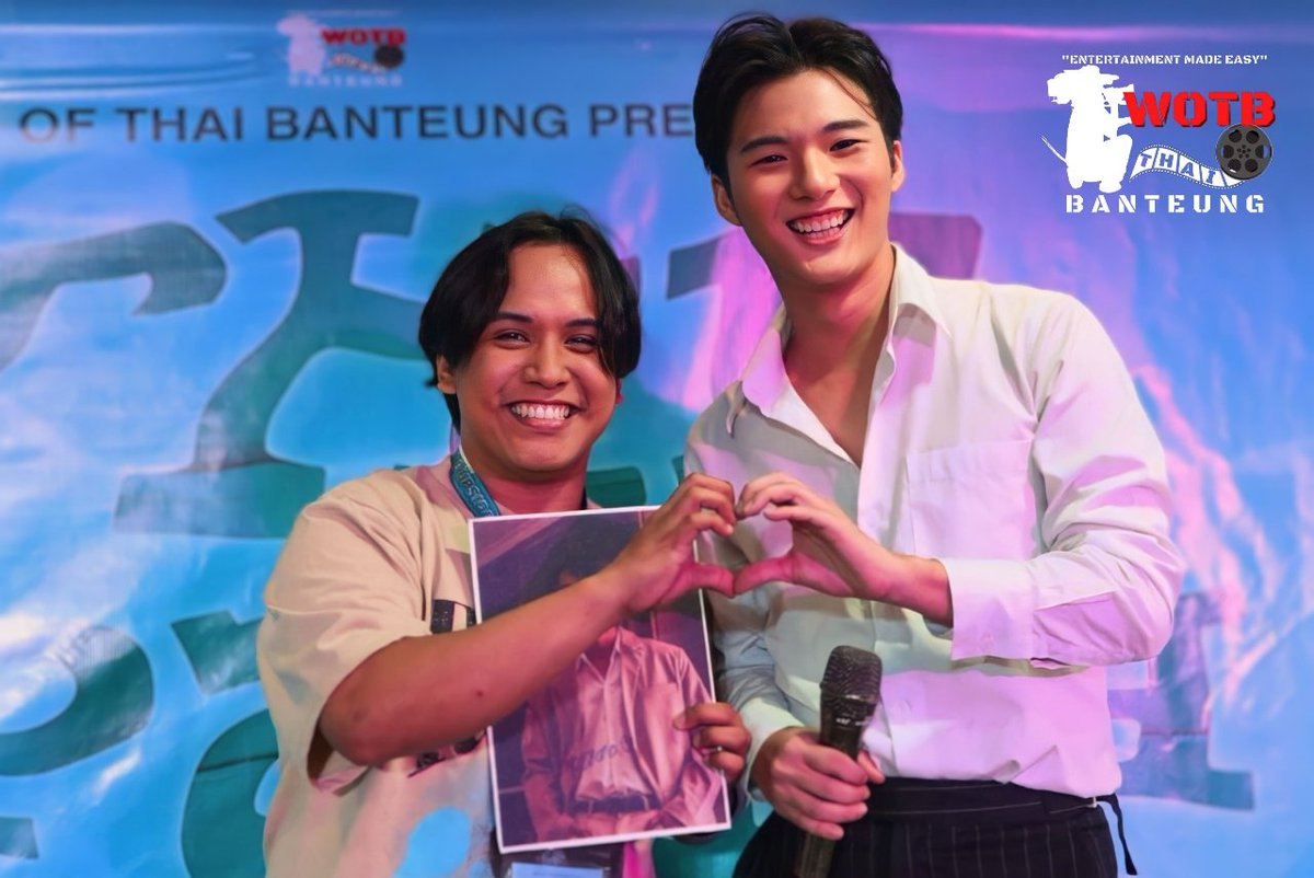 WOTB_Ent's tweet photo. Cheers to the incredible bond between Kaprao and his amazing fans! 💙 Relive the unforgettable moments from the fan meeting that will bring a smile to your face. 🥰

#KapraoInManila2023 https://t.co/SlD2XBWG93