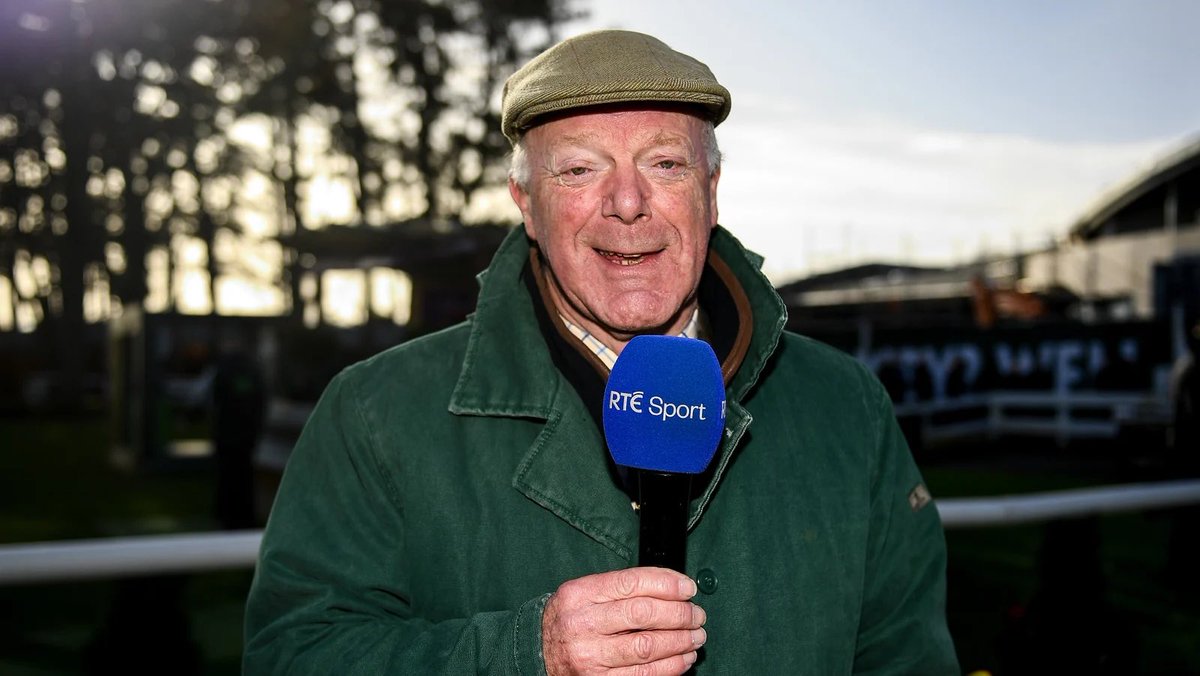 FROGMAN makes his debut at Naas today in the bumper for the great man & voice of RTE racing for many years  Robert Hall, he is trained by Richard O’Brien 🐸 

He has French G1 winner Khalkevi,hurdle winner Khayrawani & further back the amazing Alpinista in his pedigree 🏇