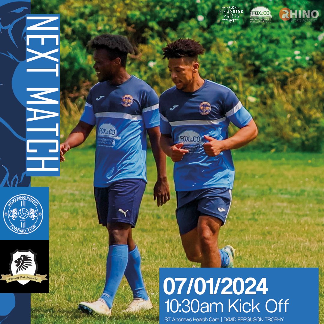 Matchday ⚽️⚽️ FC Phipps look to start the new year with the final game in the David Ferguson Trophy group stage 💪 #upthephipps
