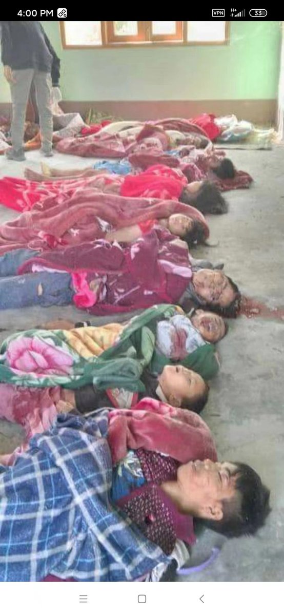 FreeKachin's tweet photo. 4 of 250lbs bombs were dropped from A5 fighter jet on Sunday church service in Kanan village in KhamPat, Sagaing-Chin border town near #India.  Killed 11 incl. children.  This is deliberate and targeting of #Christian faith during the day of worship and at the house of worship. https://t.co/LiPyDZEGLD