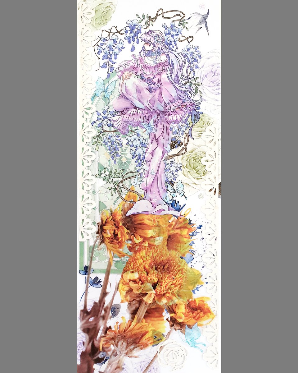 ChibiLoft's tweet photo. Continuing the floral theme, with lace borders 🌼😄
#PETape #Collage #MixedMedia #TheWashiTapeShop #GardenGlam #Frostbloom #FloretTrilogy #Flowers #MoCard #MoKing #月光花窗系列 #花影森語 #為你鍾情 https://t.co/6qTjnQWULC