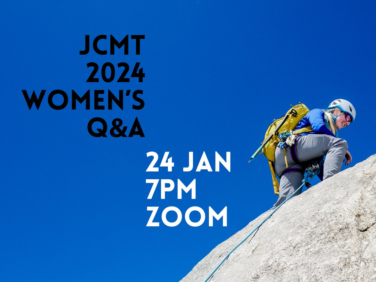 On 24 Jan, we're running a Question and Answer session for potential female applicants to our Summer Alpine Courses.

Join us on Zoom, where we'll explain the courses, walk through the application process &amp; answer any questions you may have.

Sign Up ➡️ forms.gle/NQcfA7LujNYUX5…