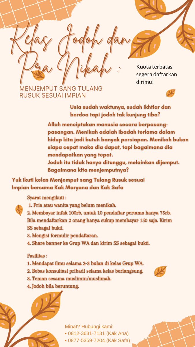 Purpleshina's tweet photo. Info selengkapnya atau tanya dulu bisa WA (Only Chat) :
Shina : https://t.co/JGsa1gqCZu
Dewi : https://t.co/AKuakuDK7t https://t.co/kXz6sEJASD