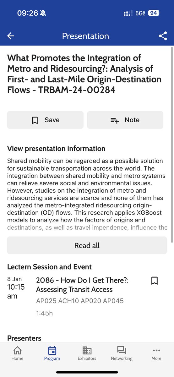 Tanhua_Jin's tweet photo. I am attending #TRBAM, where we will present one lectern titled “What promotes the integration of metro and ridesourcing?” on Monday, 10:30-12:00; and one poster titled “unlocking sustainable mobility” on Wednesday, 08:00-09:45. @DV_Jonas @wang_kailai 
@NASEMTRB https://t.co/LQDytPMshh