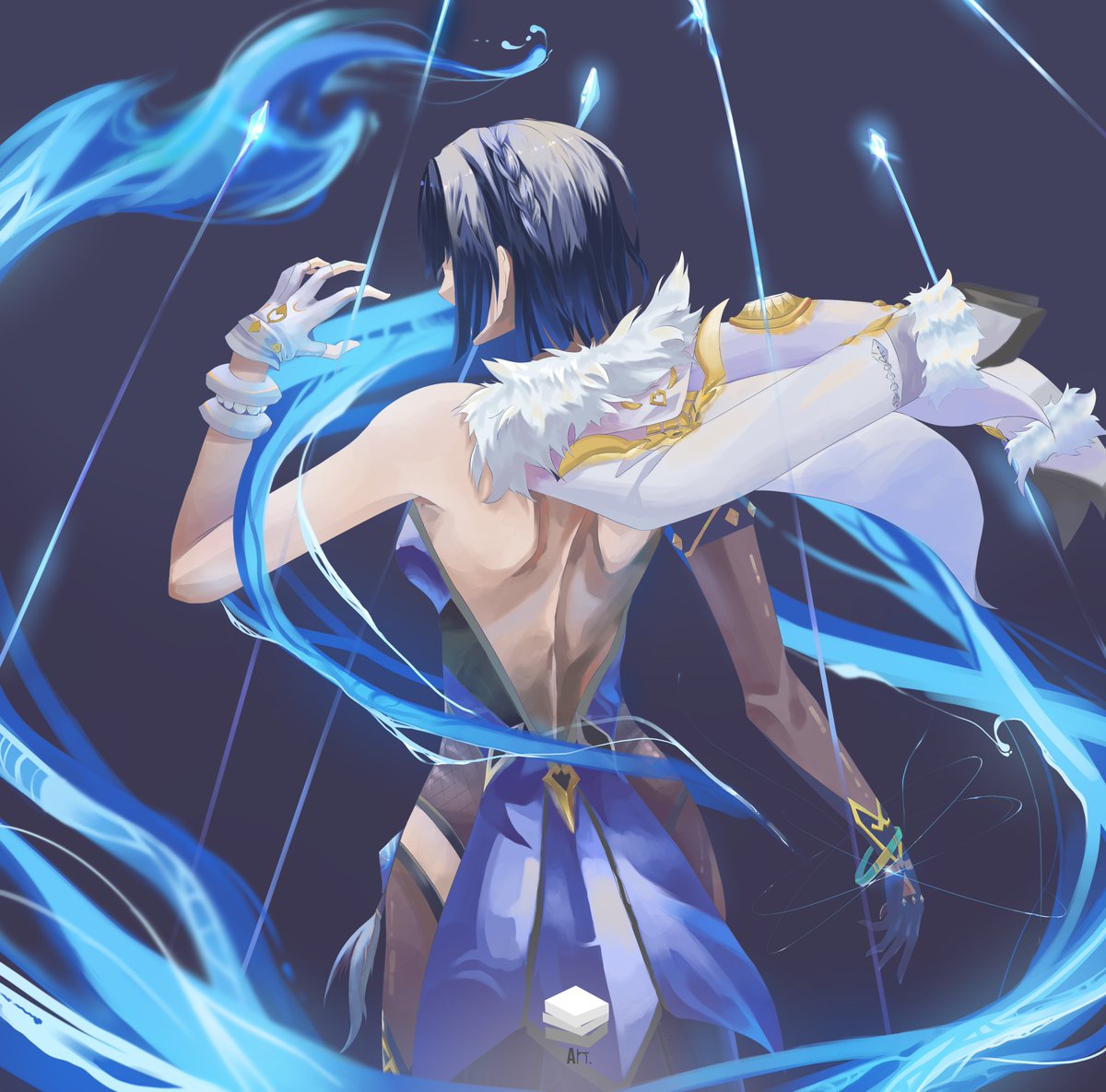 afdholanabil's tweet photo. Yelan fanart finished..
Who's gonna be next ??🤔

#Yelan #GenshinImpact #Genshinfanart #美術 #原神インパクト #デジタルアート https://t.co/gILhEGwSD7