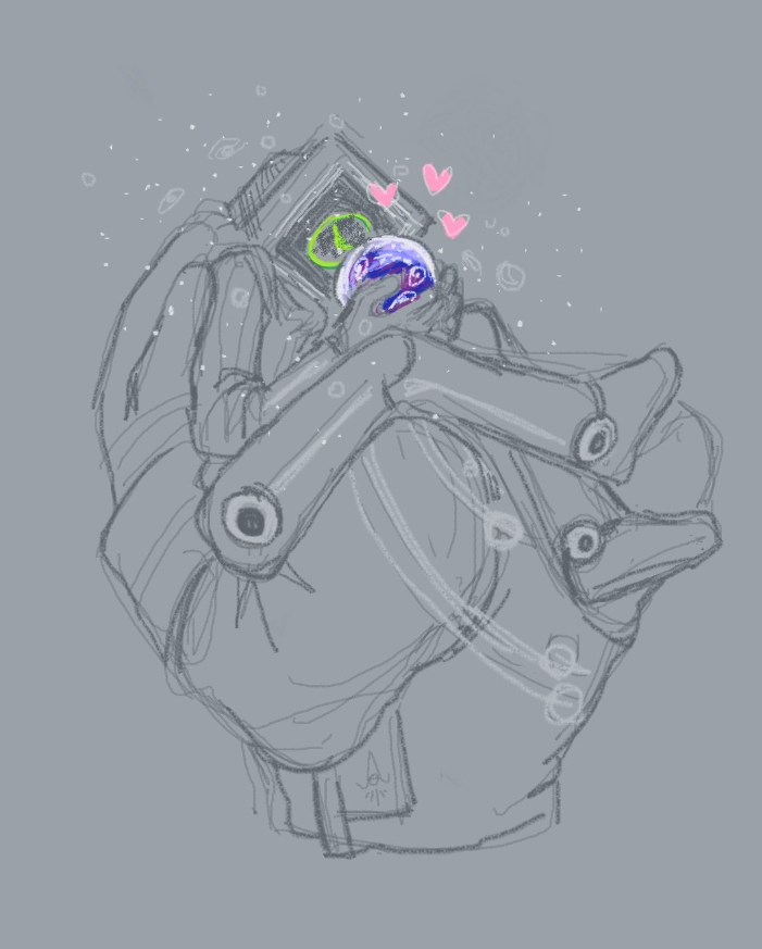 calamityarrow_'s tweet photo. doodles to cheer up a @Chixhiro__ https://t.co/5WhLFUB6q0